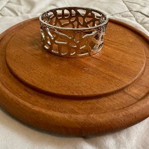 Silver chunky clasp bracelet